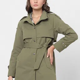 Vero Moda Single-Breasted Trench Coat-picture-14