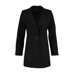 Trendyol Women Black Solid Trench Coats image 4