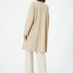 Koton Longline Notched Lapel Overcoat image 5