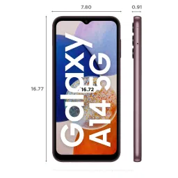 SAMSUNG Galaxy A14 5G (4GB RAM, 128GB, Dark Red) image 2