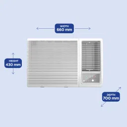 Carrier ESTRELLA FXi 1.5 Ton 3 Star Inverter Window AC (Copper Condenser, Dust Filter, CIW19EC3R35F0) image 5