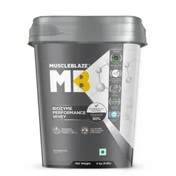 MuscleBlaze Biozyme Performance Whey., 8.8 lb Chocolate Hazelnut-picture-17
