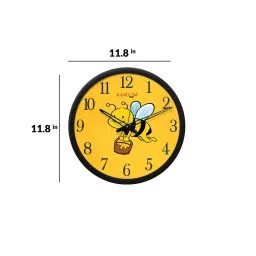 random Black Plastic Analog Wall Clock image 4