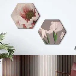 Round Multicolour Bloom Your Way Canvas Set Of 2 Art Print By The Artment-image-30