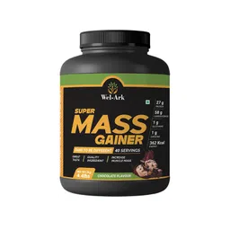 Wel-Ark Super Mass Gainer – High-Calorie Muscle Builder for Weight & Size Gain – 40 Servings – Supports Strength & Recovery – Chocolate Flavor – 2kg / 4.4lbs image 1