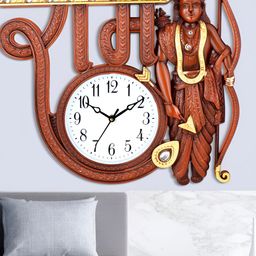 Attractionz Red Round Contemporary Wall Clock-picture-22