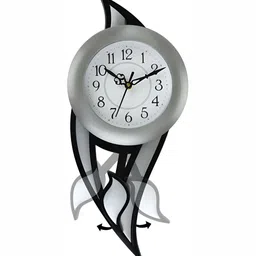 Attractionz Silver-Toned Wall Clock image 5