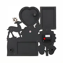 Attractionz Red Round Contemporary Analogue Wall Clock image 3