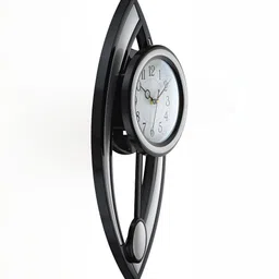 Attractionz Silver-Toned Wall Clock image 4