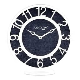 RANDOM Black & White Printed Analogue Contemporary Wall Clock image 1
