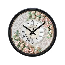 RANDOM White & Black Printed Analogue Contemporary Wall Clock image 2