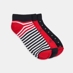 Honey by Pantaloons Women Pack Of 3 Patterned Ankle Length Socks image 2