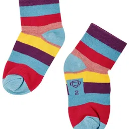 Dollar Socks Kids Pack Of 3 Assorted Cotton Ankle-Length Socks image 3