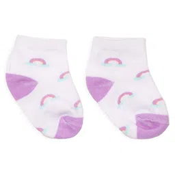 KICKS & CRAWL Pack Of 3 Infants Patterned Ankle Length Socks image 5