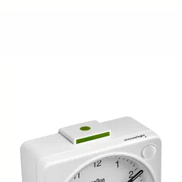 Braun White & Black Contemporary Square Shaped Alarm Clock image 4