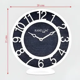 RANDOM Black & White Printed Analogue Contemporary Wall Clock image 4