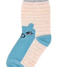 Dollar Socks Kids Pack Of 3 Assorted Cotton Ankle Length Socks image 5