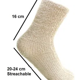 Alexvyan Pack Of 3 Fuzzy Calf-Length Socks image 5