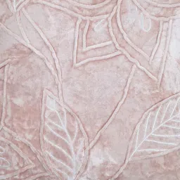 ode & cleo Peach Velvet Abstract 18x18 inches Cushion Covers (Pack of 2) image 4