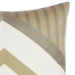 Brown Striped Cotton 20 x 20 Inches Cushion Covers (Set of 5) by Jamio Firati image 5