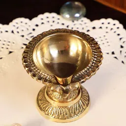 bulkysanta Pure Brass Laxmi Kuber Diya (Pack Of 2) image 3