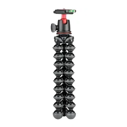 JOBY JB01507-BWW 30.5cm Adjustable Tripod for Camera (360 Degree Panning Bed, Black) image 5