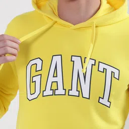 GANT Men Printed Cotton Hooded Sweatshirt image 3