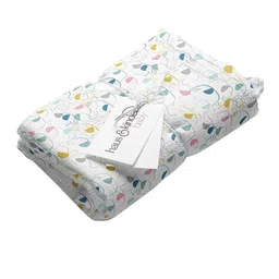 haus & kinder Infants Set Of 2 Seashell Collection Printed Pure Cotton Muslin Swaddles image 3