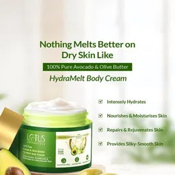 Lotus Botanicals Set Of 2 Pure Avocado & Olive Butter Hydra Melt Body Cream - 200 g Each image 5