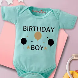 Babywish Infants Typography Printed Pure Cotton Bodysuit-image-13