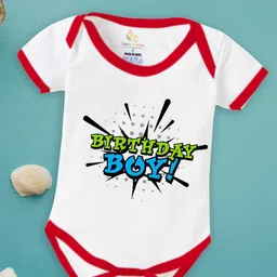 Babywish Infant Boys Typography Printed Bodysuit-picture-28