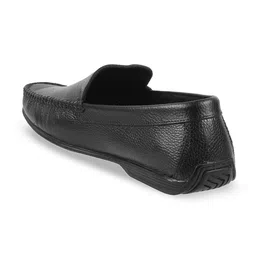 Mochi Men Textured Leather Comfort Insole Penny Driving Shoes image 4