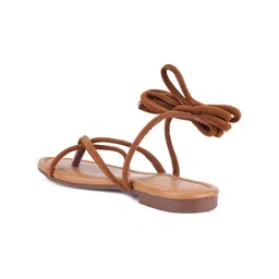 Mast & Harbour Women One Toe Gladiators Flats image 5