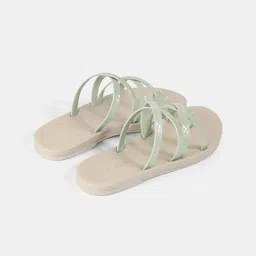 LEMON & PEPPER Women Strappy Open One Toe Flats image 4