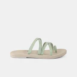 LEMON & PEPPER Women Strappy Open One Toe Flats image 2