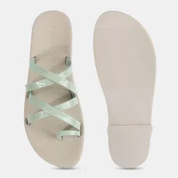 LEMON & PEPPER Women Strappy Open One Toe Flats image 5