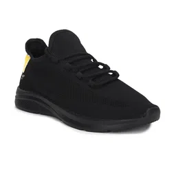 Flying Machine Men Black Textile Walking Shoes-image-76