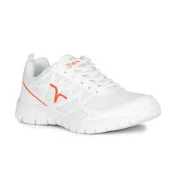 Flying Machine Men Off White Mesh Walking Shoes-image-86