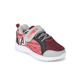 toothless Boys Maroon Walking Shoes-picture-0