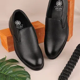 PRIVO by Inc.5 Men Leather Formal Slip-On Shoe-picture-36