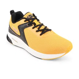 Campus Men Yellow Mesh Running Sports Shoes image 2