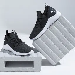 Puma Men Black Hybrid NX Running Shoes-image-17