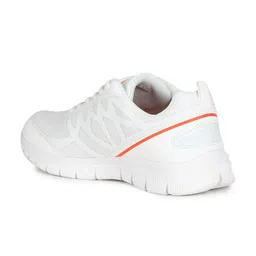 Flying Machine Men Off White Mesh Walking Shoes image 5