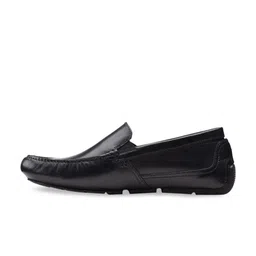 Clarks Men Black Leather Driving Shoes image 4