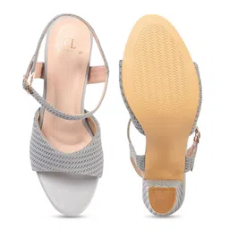 Carlton London Textured Party Block Peep Toes image 2