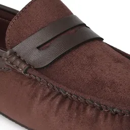 birgos Men Slip-On Suede Driving Shoes image 5