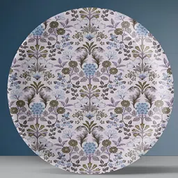 nestroots White & Grey Printed Ceramic Mandala Wall Decor-picture-22