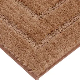 Pano Border Frame Beige 1800 GSM Anti-Slip Bath Mat image 3