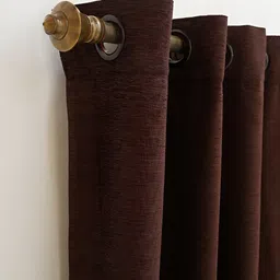 Ariana Brown Regular Window Curtain image 2