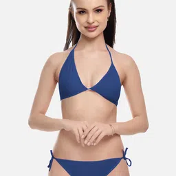 FIMS Women Blue Solid Lingerie Set-image-66